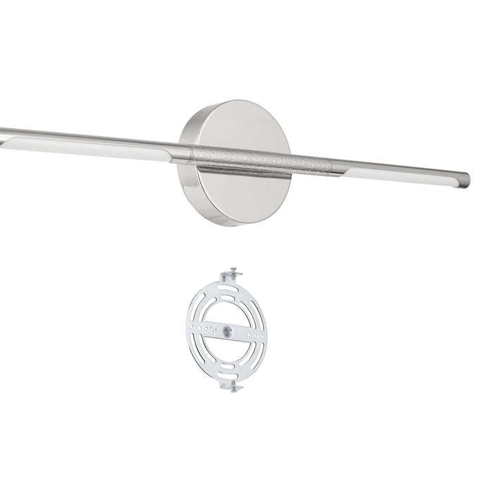 Overture 24-inch 2-light Polished Nickel 5CCT LED Vanity Light