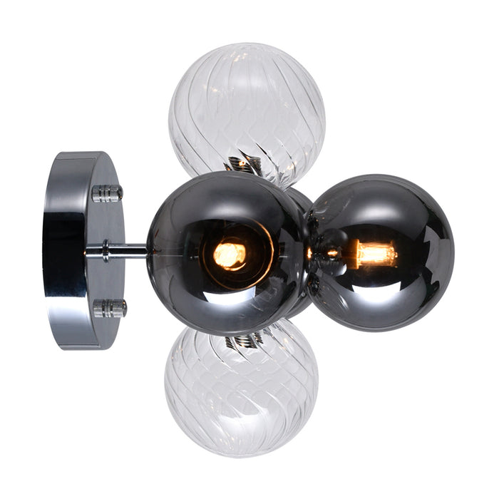 Pallocino Wall Lights Chrome 3 Lights