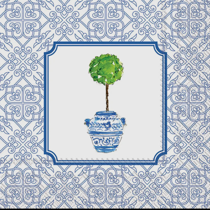 Paper Cocktail Napkins
Pack of 20 Rosanne Beck
Blue Topiary