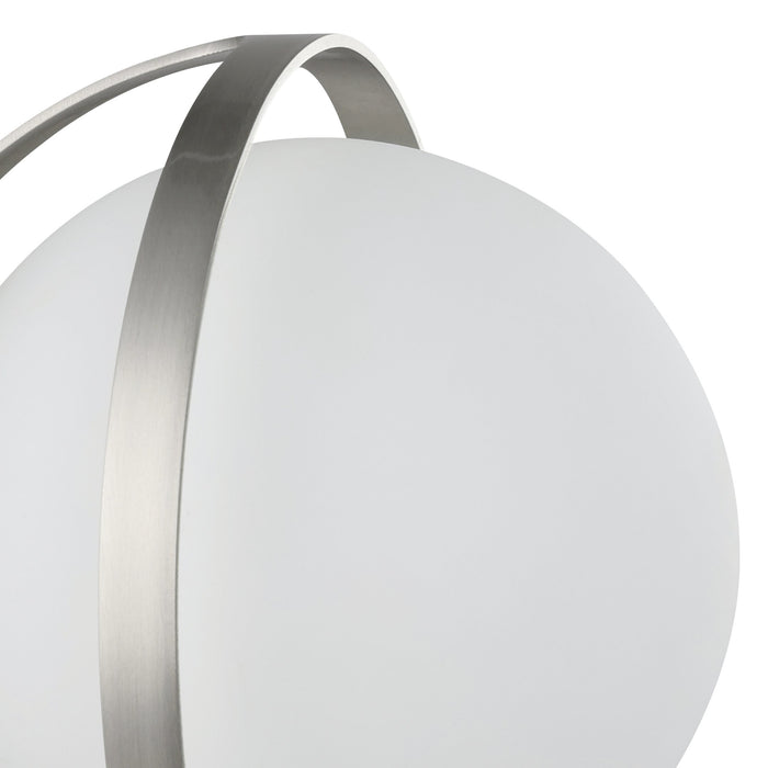 Parker 6-inch 1-light Brushed Nickel Vanity Light with Etched Opal Glass Shade