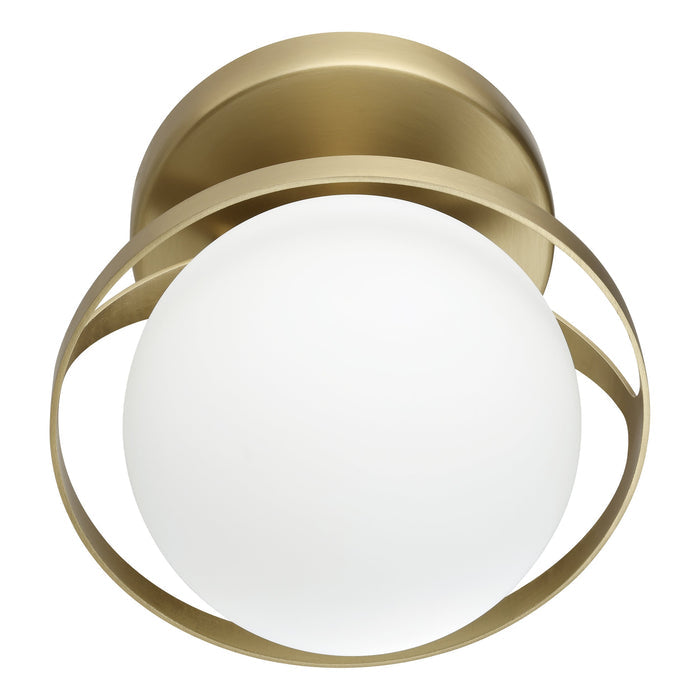 Parker 6-inch 1-light Champagne Gold Vanity Light with Etched Opal Glass Shade