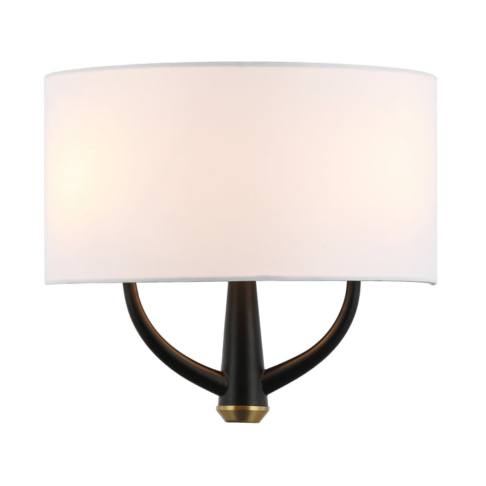 Patchwork 2 Light Satin Brass Wall Sconce