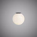 Pearl 7-inch Matte Black Dimmable Flush Mount Ceiling Light