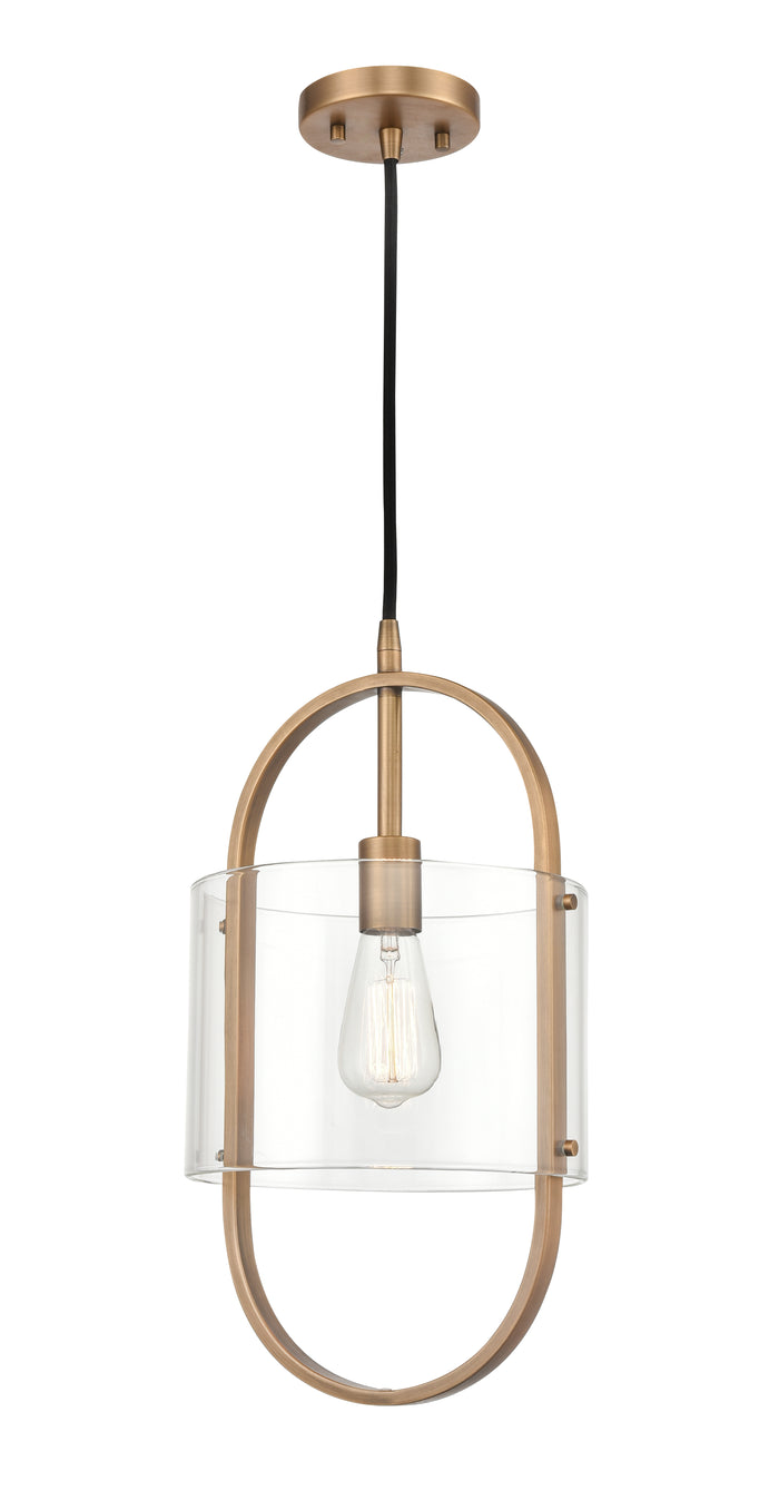 Pelham Mini Pendant Brushed Brass Finish