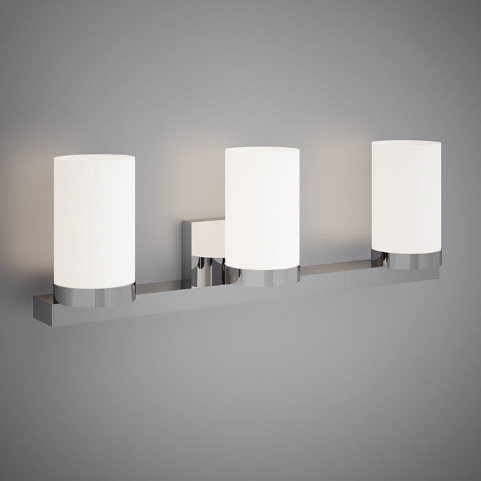3 Lights Peony 23-in Vanity Light Chrome  Dimmable 180W