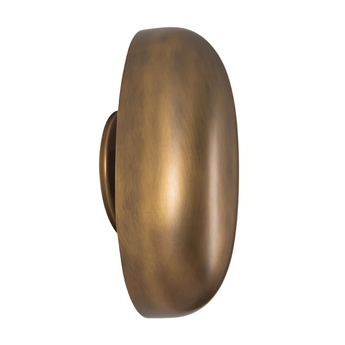 Perle 10-in Aluminum Steel Wall Sconce