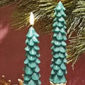 Pine tree taper, Candle