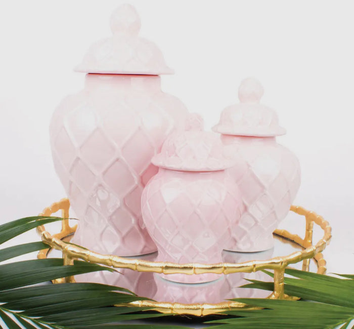 Pink Ginger Jar