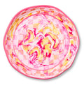 pink marble check melamine large platter