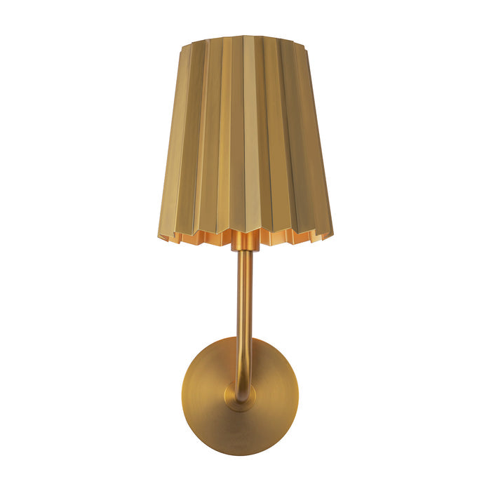 plisse-7-in-steel-vanity-light