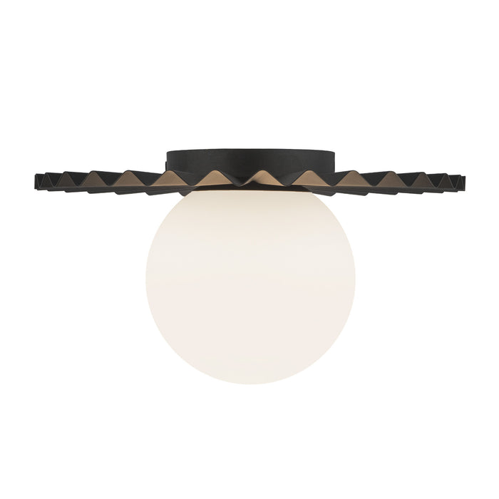 Plume 12-in Steel Flush Mount