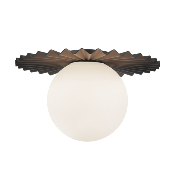 Plume 14-in Steel Flush Mount