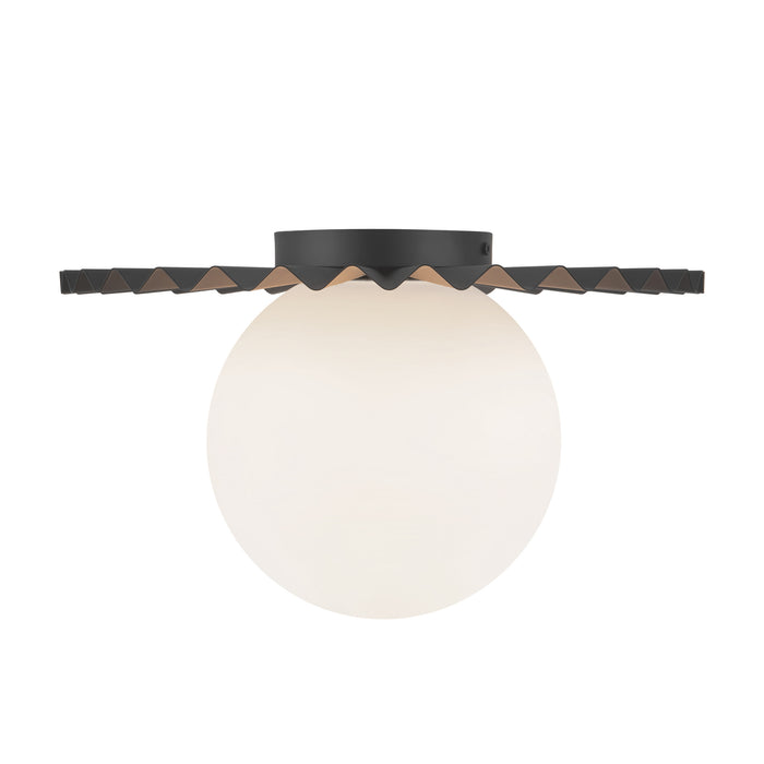 Plume 14-in Steel Flush Mount