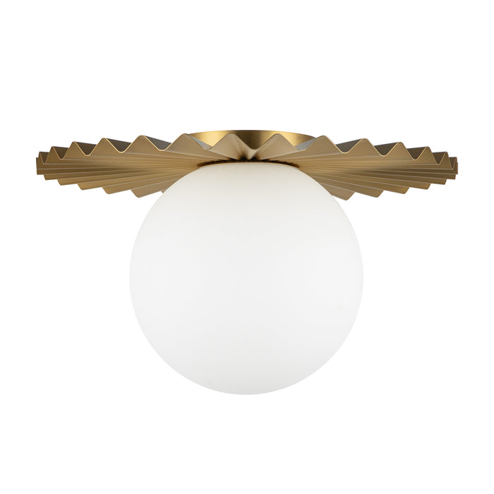 Plume 14-in Steel Flush Mount