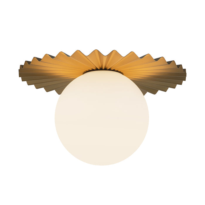 Brushed Gold/Opal Matte Glass