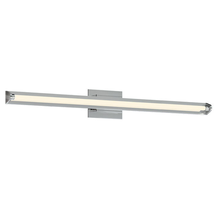 Plymouth 37-in Aluminum Vanity Light