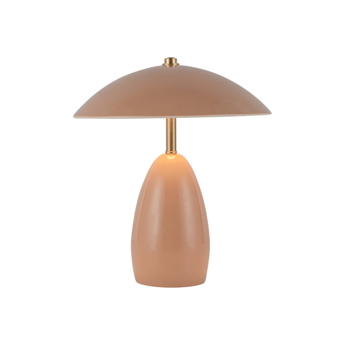 Poppy 9-in Aluminum Table Lamp