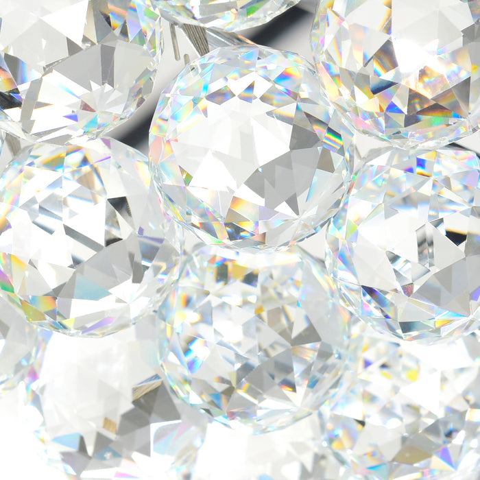 Princess Chandeliers 3 Light Chrome Crystal
