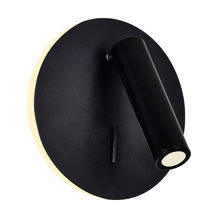 Private Wall Lights Matte Black Adjustable LED
