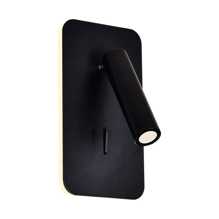 Private Wall Lights Matte Black Adjustable