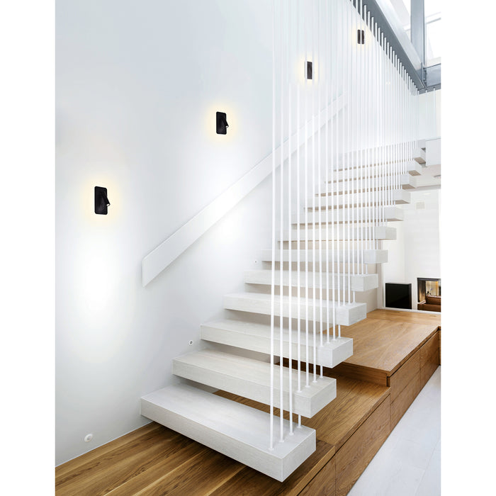 Private Wall Lights Matte Black Adjustable