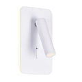 Private Wall Lights Matte White Adjustable LED