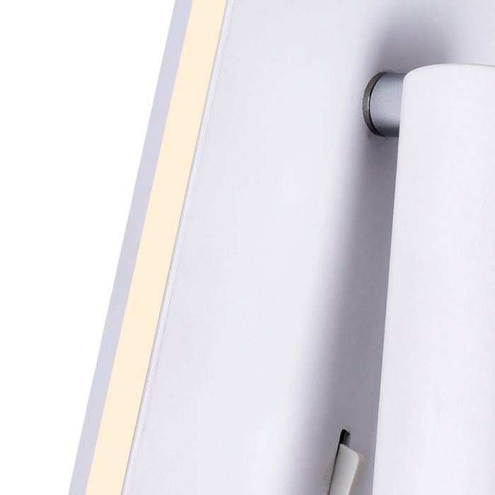 Private Wall Lights Matte White Adjustable LED