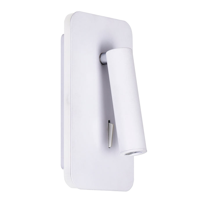 Private Wall Lights Matte White Adjustable LED