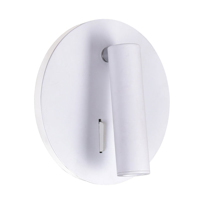 Private Wall Lights Matte White LED Adjustable