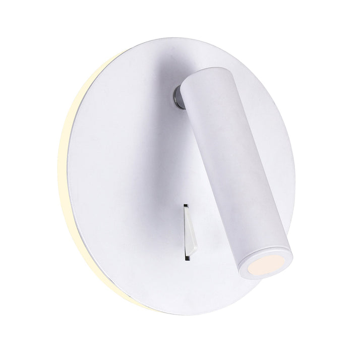 Private Wall Lights Matte White LED Adjustable