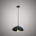 1 Lights Radio 11-in Pendant  Matte Black  Dimmable 60W