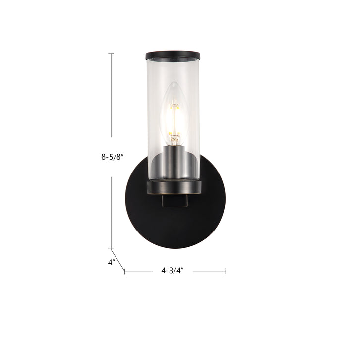 Revolve 8-in Steel Vanity Light