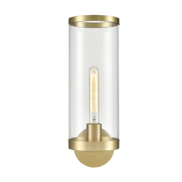 Clear Glass/Natural Brass