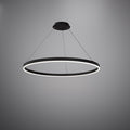 Ring 24-in  Matte Black  Dimmable 38W
