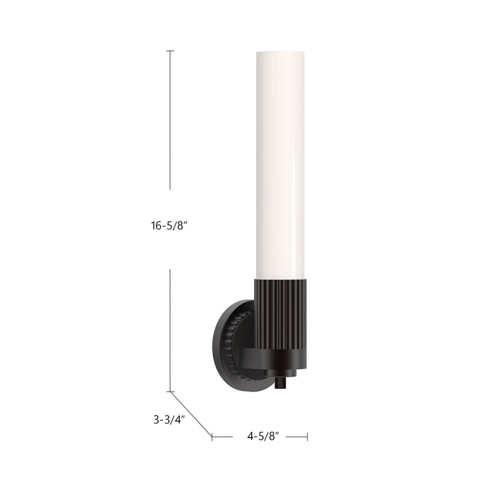 Rue 5-in Steel Vanity Light