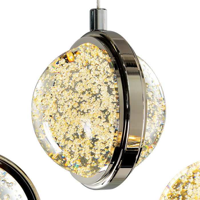 Salvador Pendants Polished Nickel 4in LED