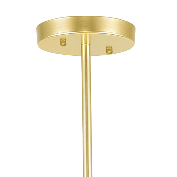 Savannah Chandeliers 6 Light Gold Leaf Finish