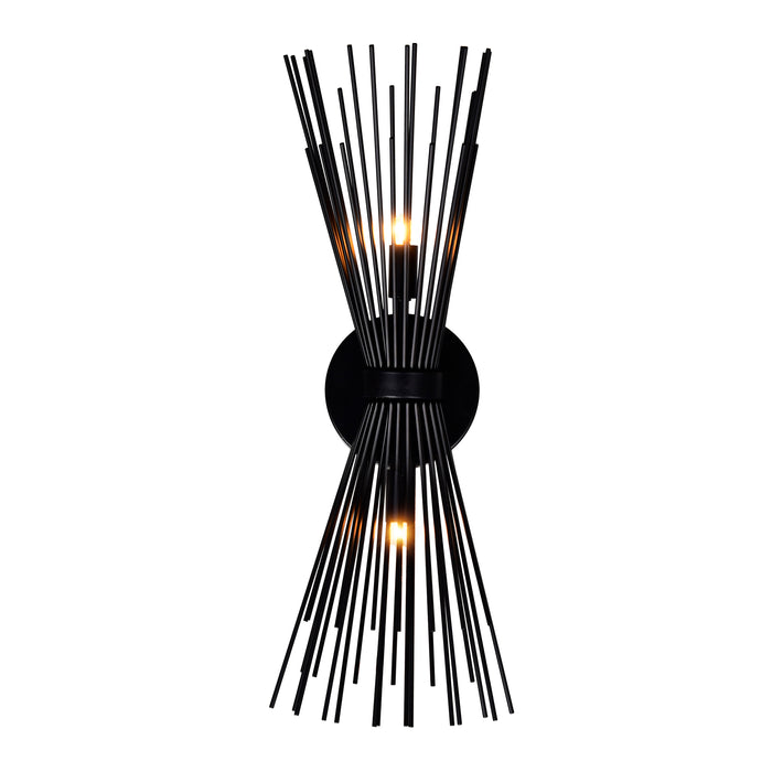Savannah Wall Lights Black 2 Lights