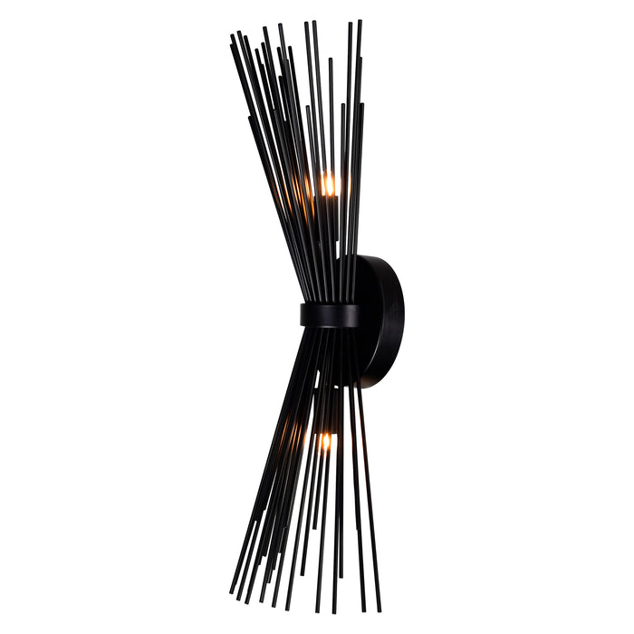 Savannah Wall Lights Black 2 Lights