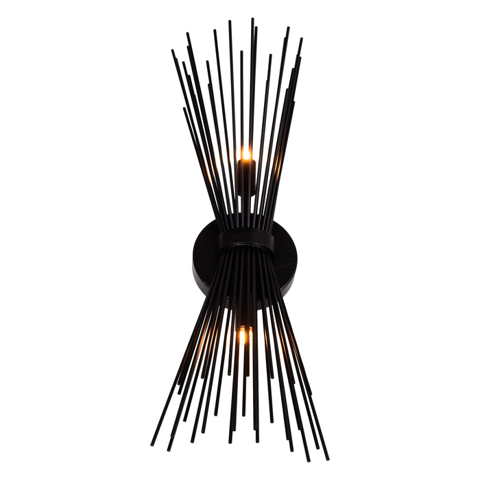 Savannah Wall Lights Black 2 Lights