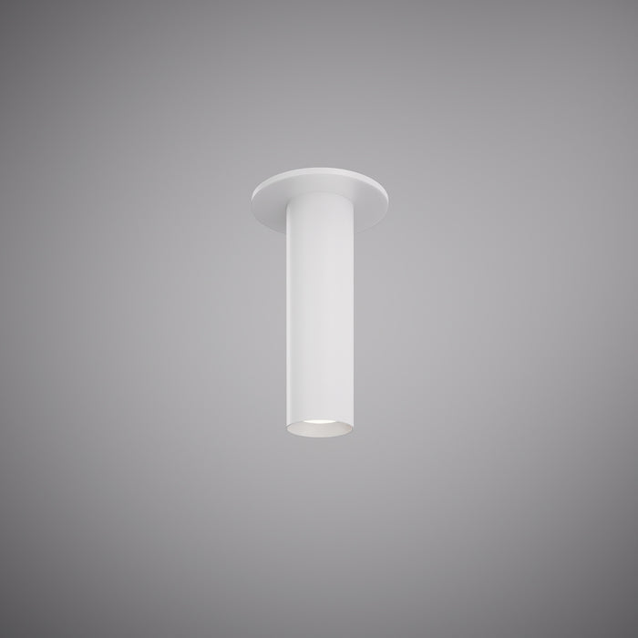 Scopo Flush Mount Matte White   Dimmable 12W