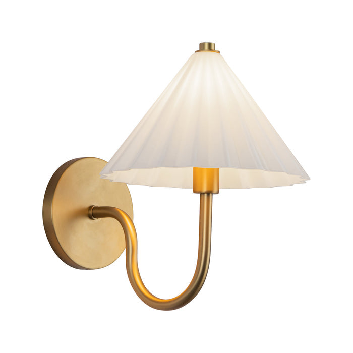 Aged Gold/Opal Glass