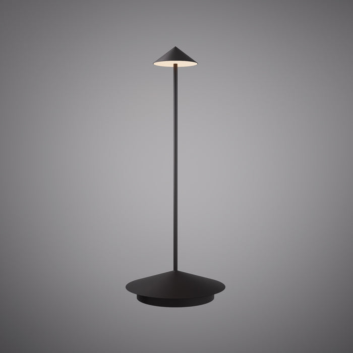 Shift Portable Black Table Lamp Dimmable