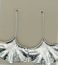 SILVER - Ginko Dangle Earrings (BER413)