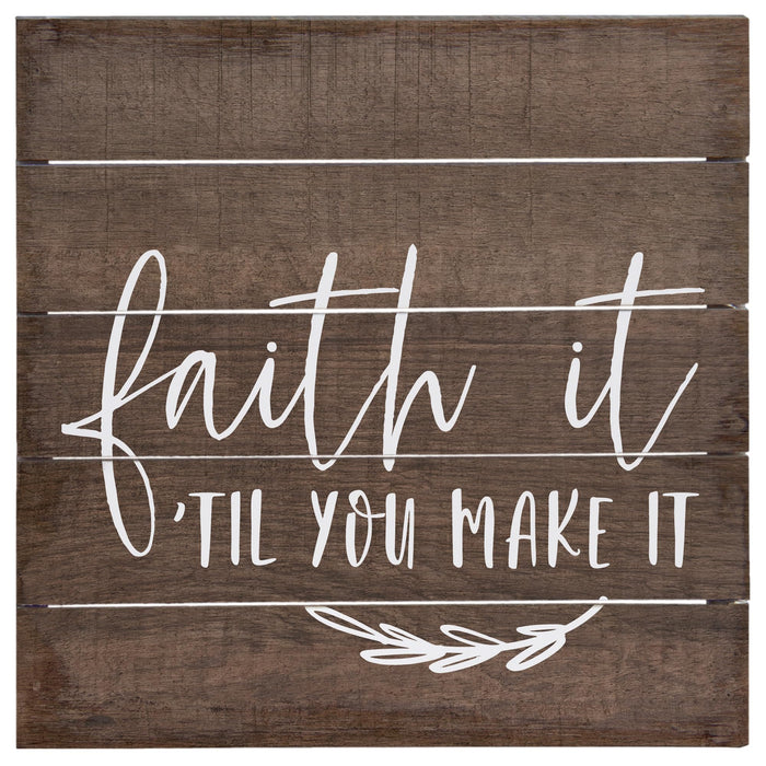 Sincere Surroundings PET13038 Faith It - 8 x 8, Gray