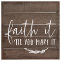 Sincere Surroundings PET13038 Faith It - 8 x 8, Gray