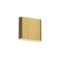Slate 6-in Brushed Gold Wall Light