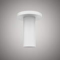 1 Lights Sleek Flush Mount Matte White  Dimmable 50W