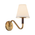 Brushed Gold/White Linen