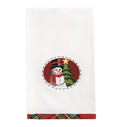 SNOWMAN NEEDLEPOINT CHRISTMAS TOWEL